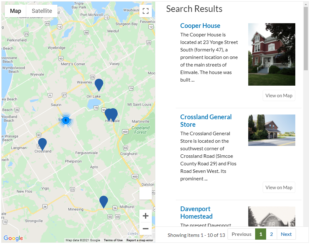 Designated Property Map